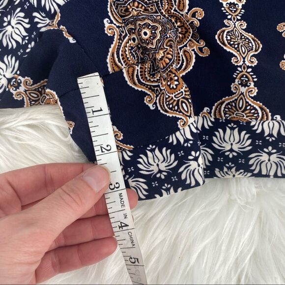 H&M‎ Patterned High Waisted Boho Festival Shorts Size 4 - Picture 8 of 8